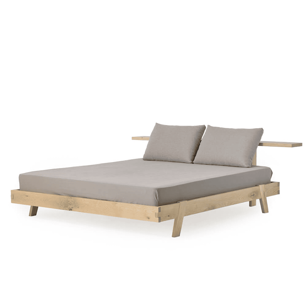 實木床架推薦品牌 TOP 5：DAAZ實木家具｜R26001B白橡木床台－極簡設計又耐用的實木床架