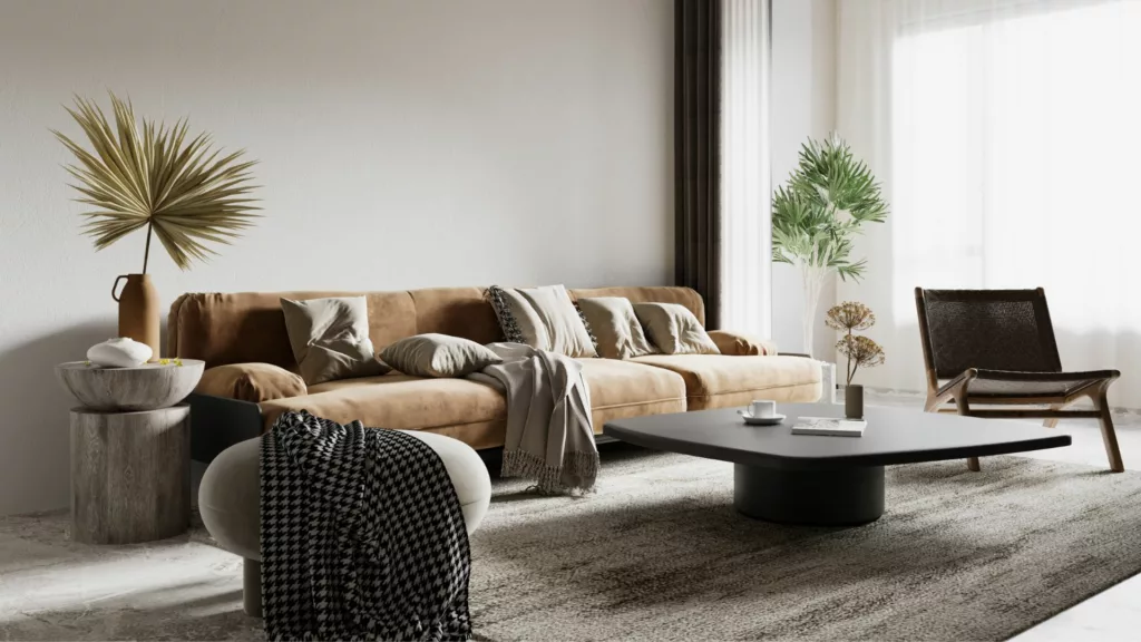 現代侘寂風客廳